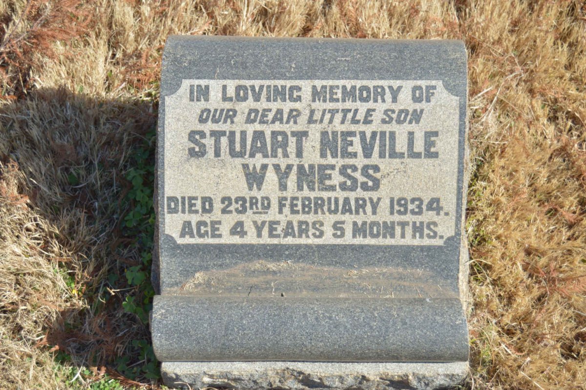 WYNESS Stuart Neville -1934