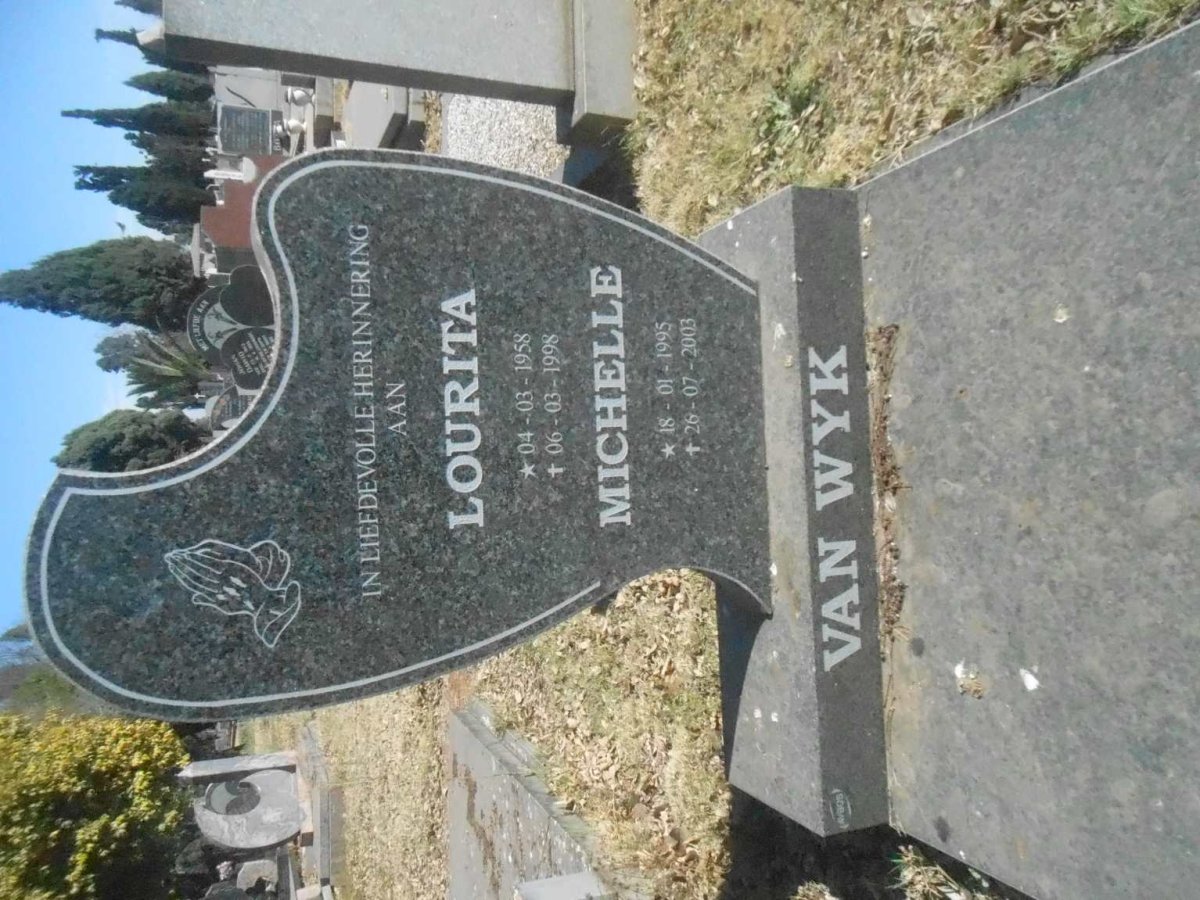 WYK Lourita, van 1958-1998 :: VAN WYK Michelle 1995-2003