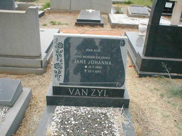 ZYL Jane Johanna, van 1890-1979