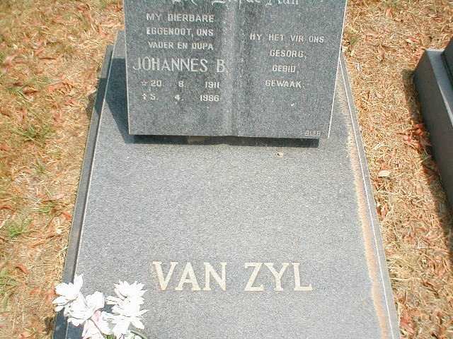 ZYL Johannes B., van 1911-1986