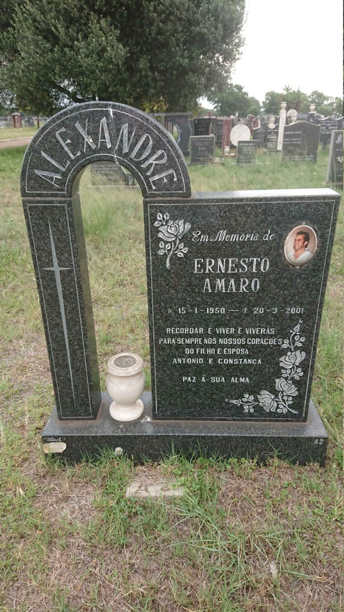 ALEXANDRE Ernesto Amaro  1950-2001