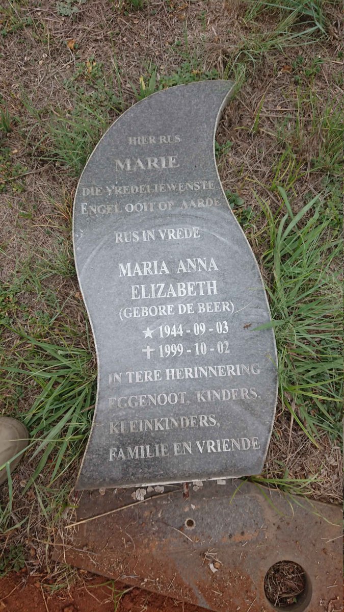 BRITS Willie 1941-2010 & Maria Anna Elizabeth DE BEER 1944-1999 _2