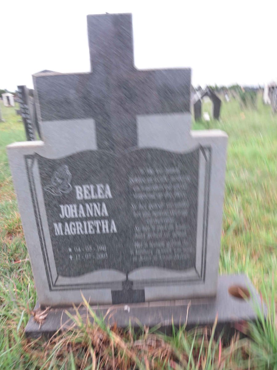 BELEA Johanna Magrietha 1941-200? 