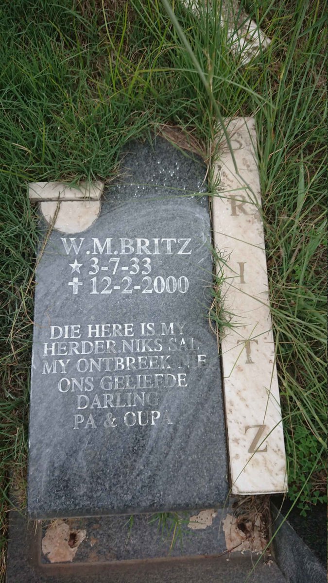 BRITZ W.M. 1933-2000