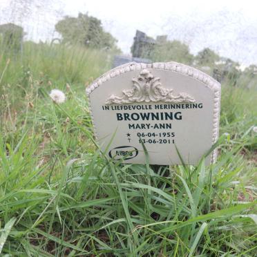 BROWNING Mary-Ann 1955-2011