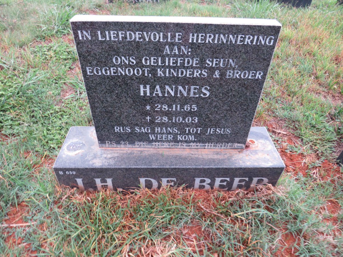 BEER J.H., de 1965-2003