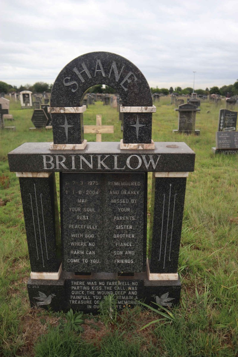 BRINKLOW Shane 1975-2004