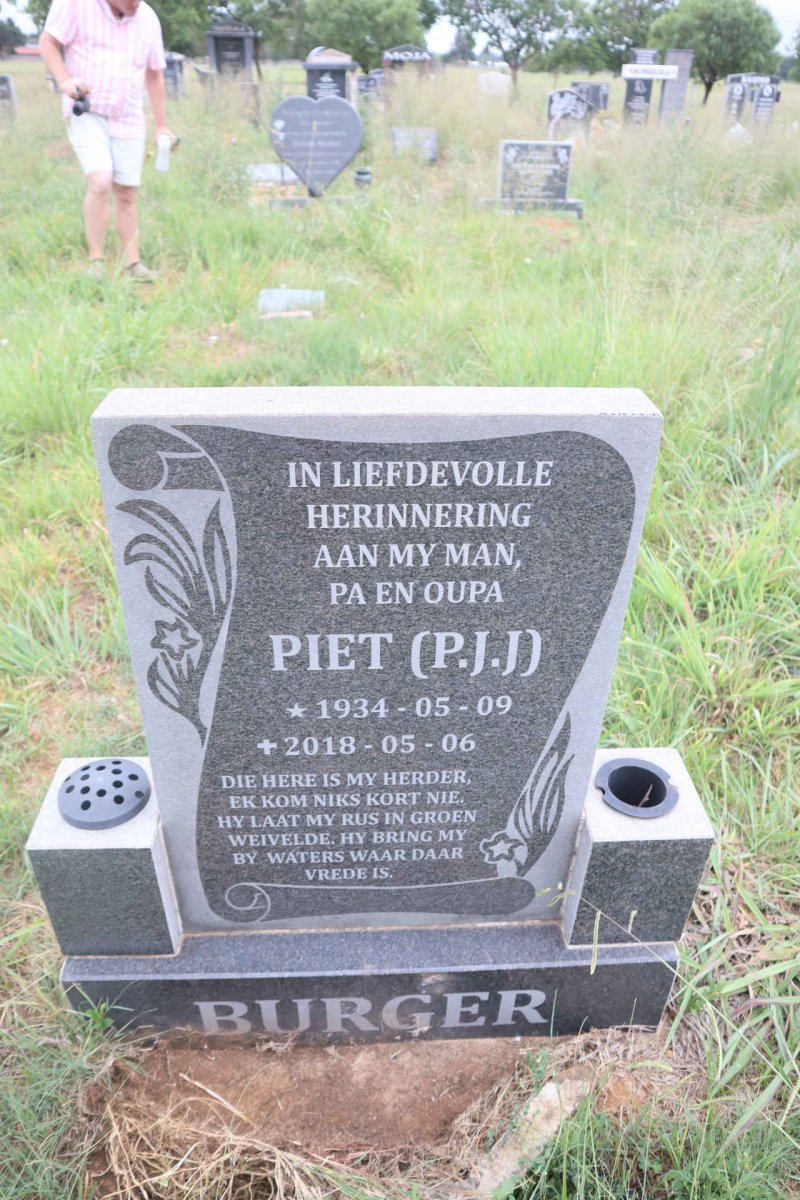 BURGER P.J.J. 1934-2018