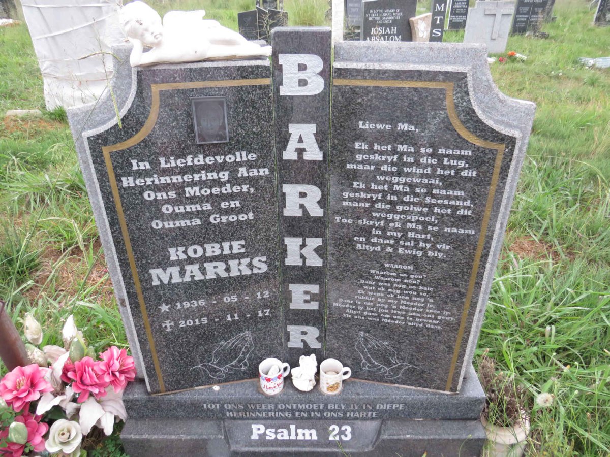 BARKER Kobie Marks 1936-2015