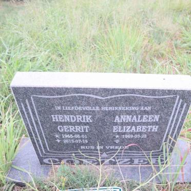 COETZEE Hendrik Gerrit 1965-2015 & Annaleen Elizabeth 1969-