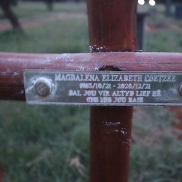 COETZEE Magdalena Elizabeth 1963-2020