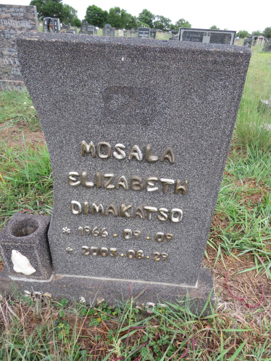 DIMAKATSO Mosala Elizabeth 1966-2003