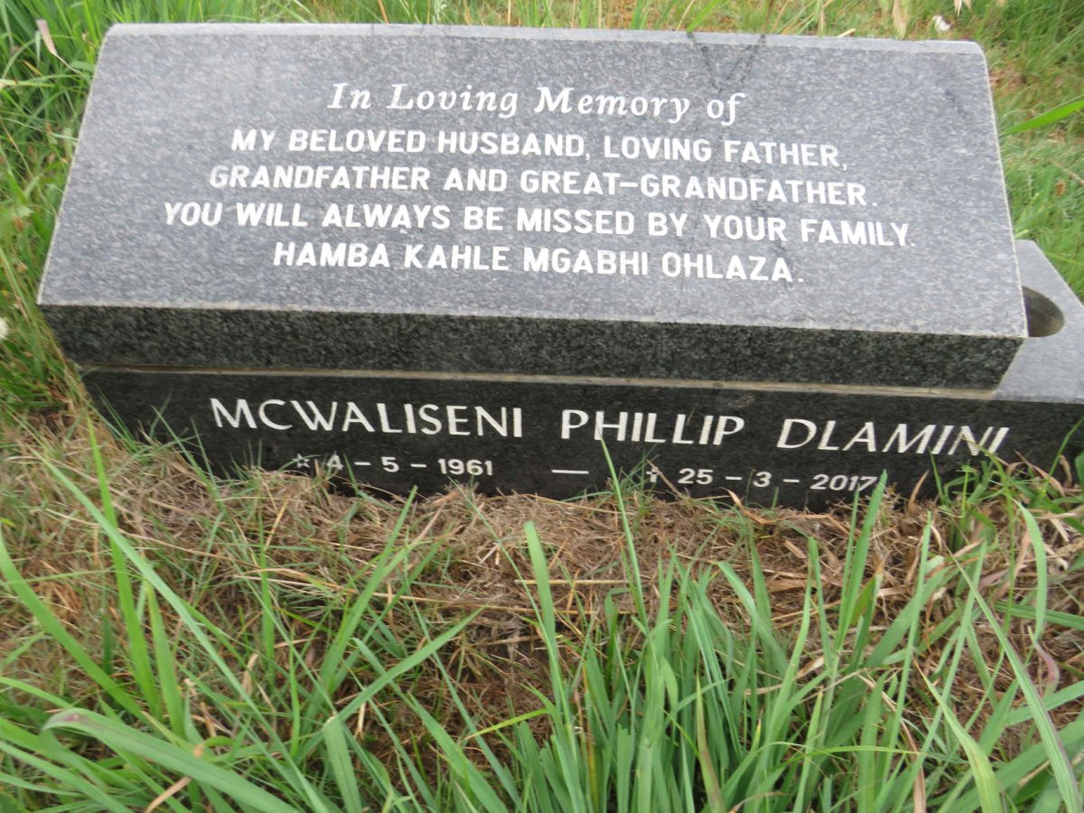 DLAMINI Mcwaliseni Phillip 1961-2017