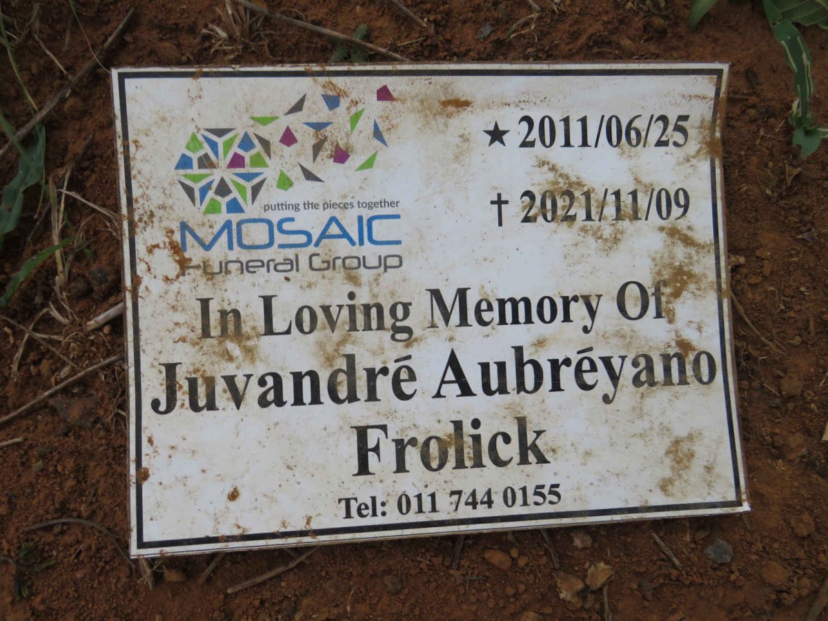 FROLICK Juvandre Aubreyano 2011-2021