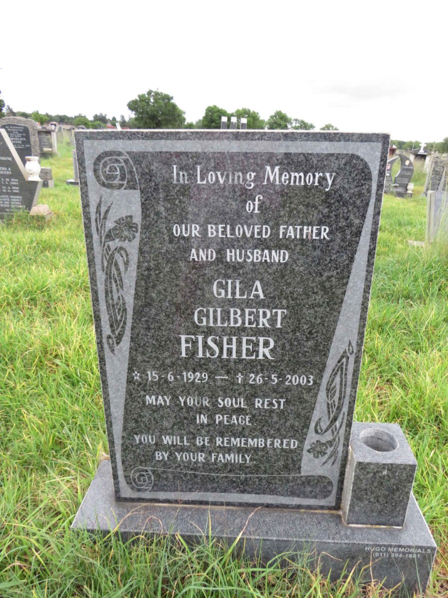 FISHER Gila Gilbert 1929-2003