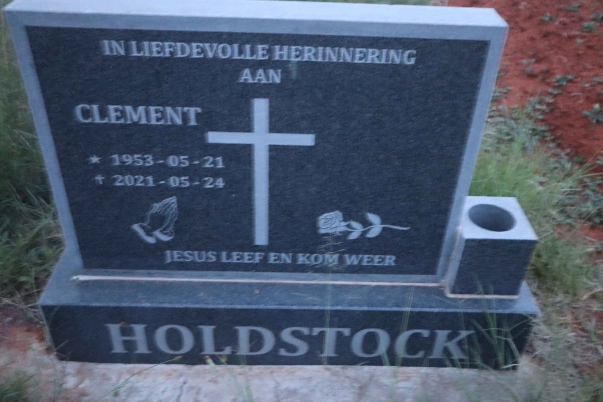 HOLDSTOCK Clement 1953-2021