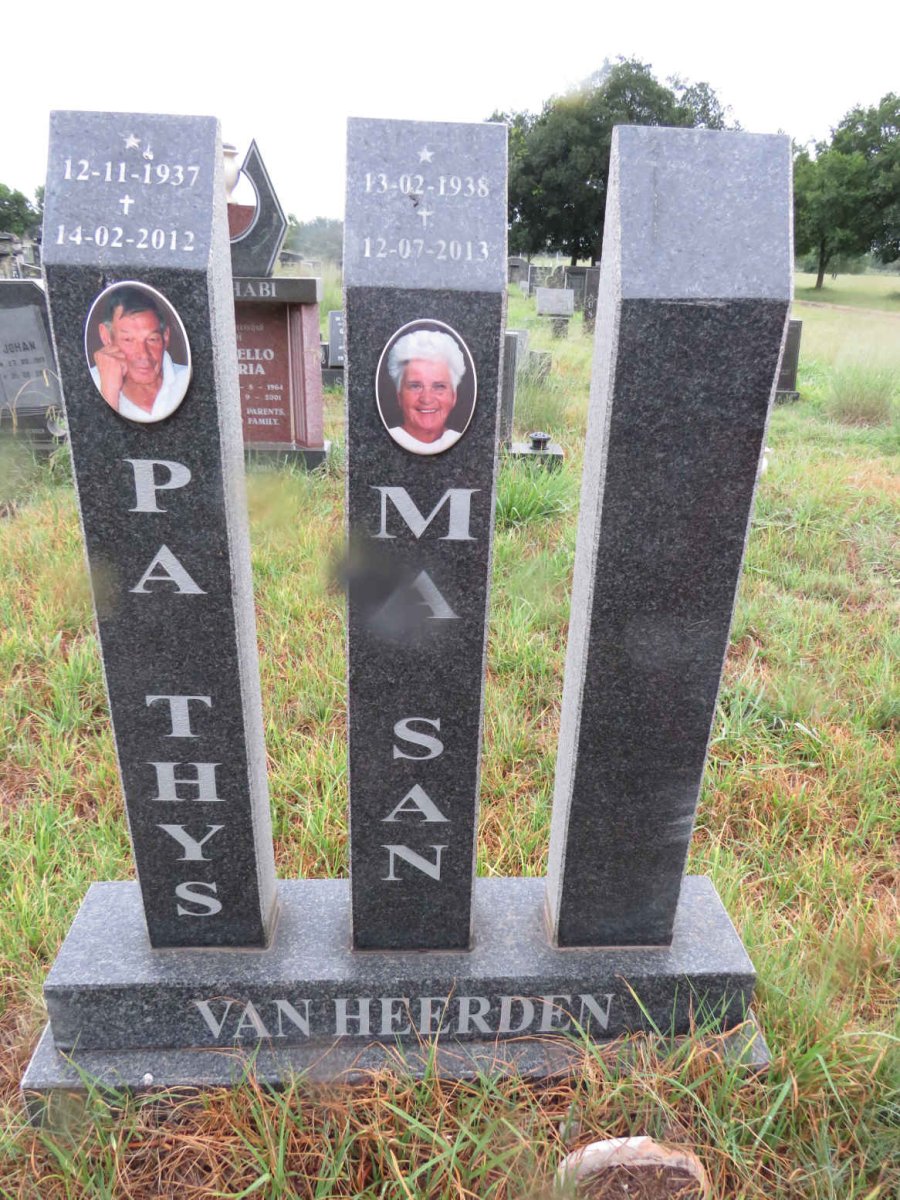 HEERDEN Thys, van 1937-2012 & San 1938-2013