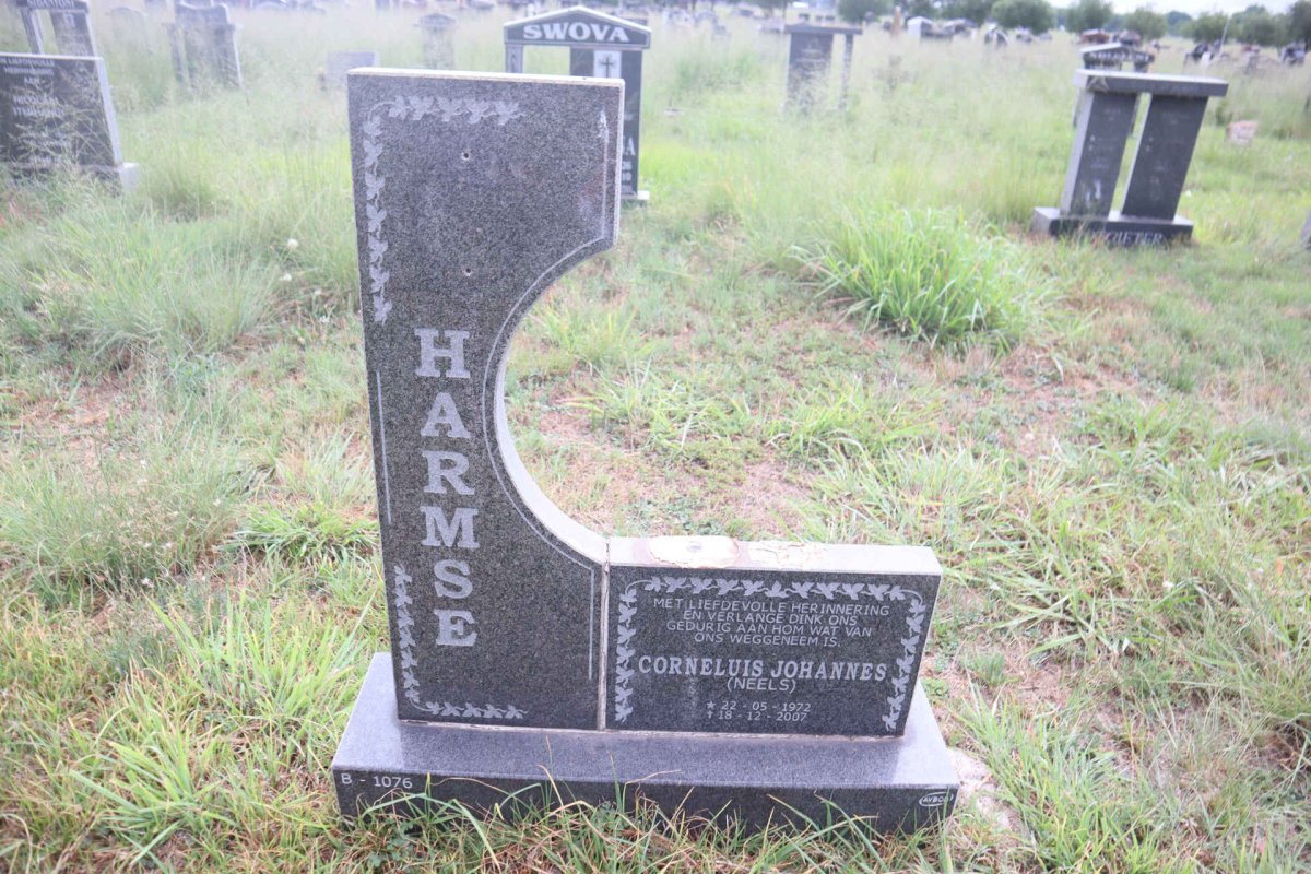 HARMSE Corneluis Johannes 1972-2007