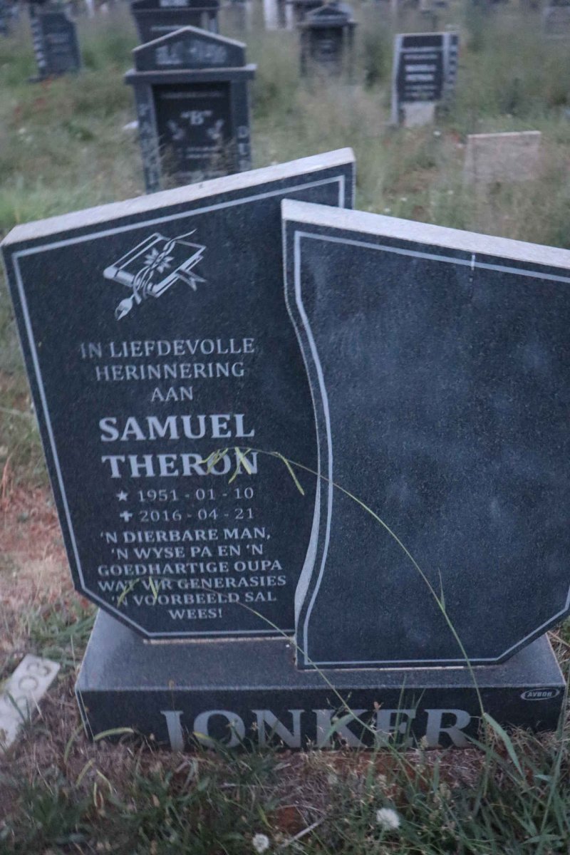 JONKER Samuel Theron 1951-2016