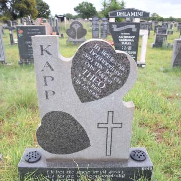 KAPP Theo 1956-2002
