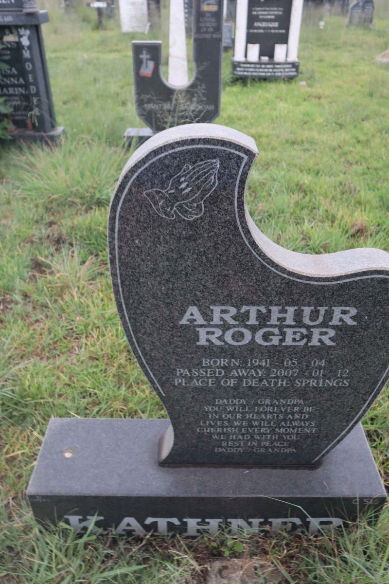 KATHNER Arthur Roger 1941-2007