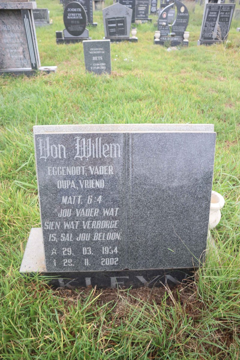 KLEYN Don Willem 1934-2002