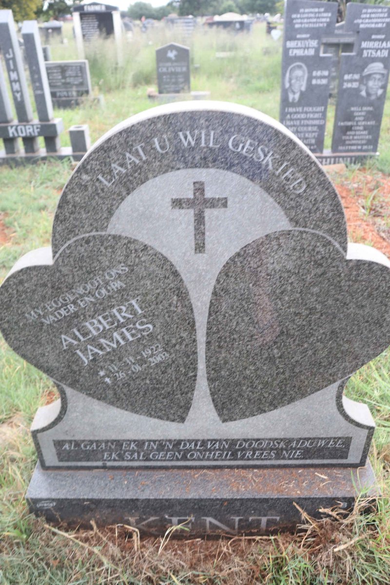 KENT Albert James 1922-2003