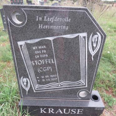 KRAUSE Stoffel 1943-2017