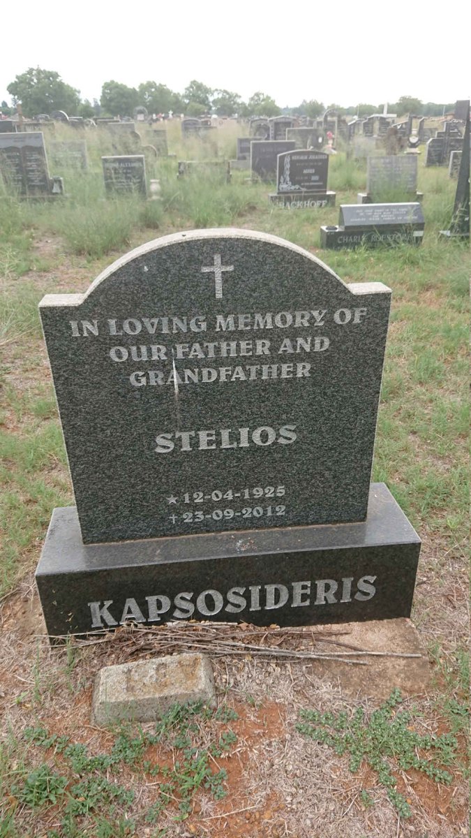 KAPSOSIDERIS Stelios 1925-2012