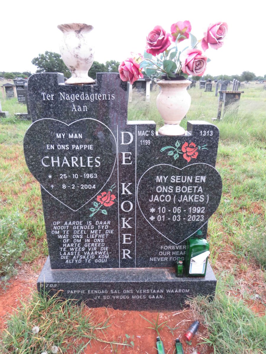 KOKER Charles, de 1963-2004 :: KOKER Jaco, de 1992-2023