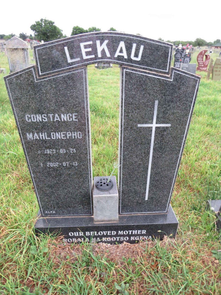 LEKAU Constance Mahlonepho 1929-2002