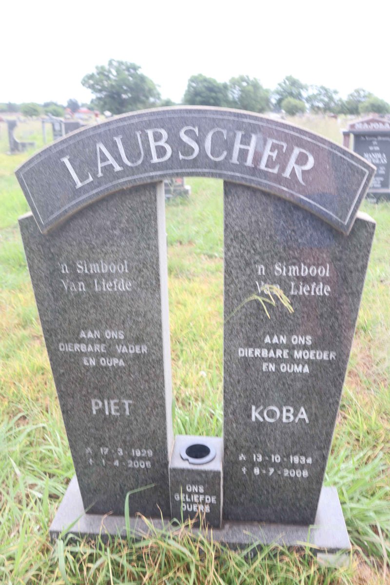 LAUBSCHER Piet 1929-2005 & Koba 1934-2008