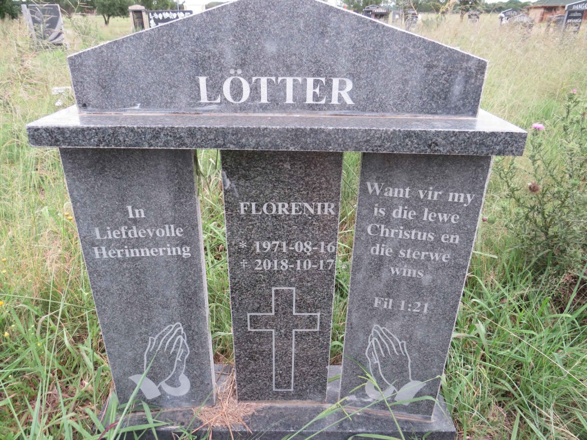 LOTTER Florenir 1971-2018