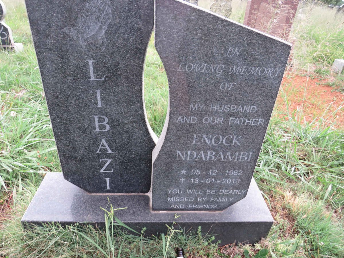 LIBAZI Enock Ndabambi 1962-2013