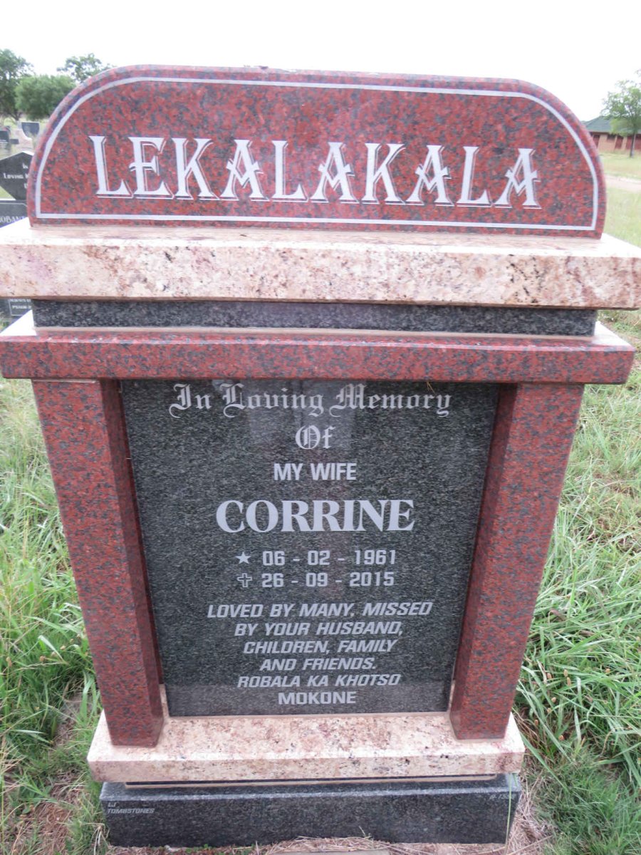 LEKALAKALA Corrine 1961-2015