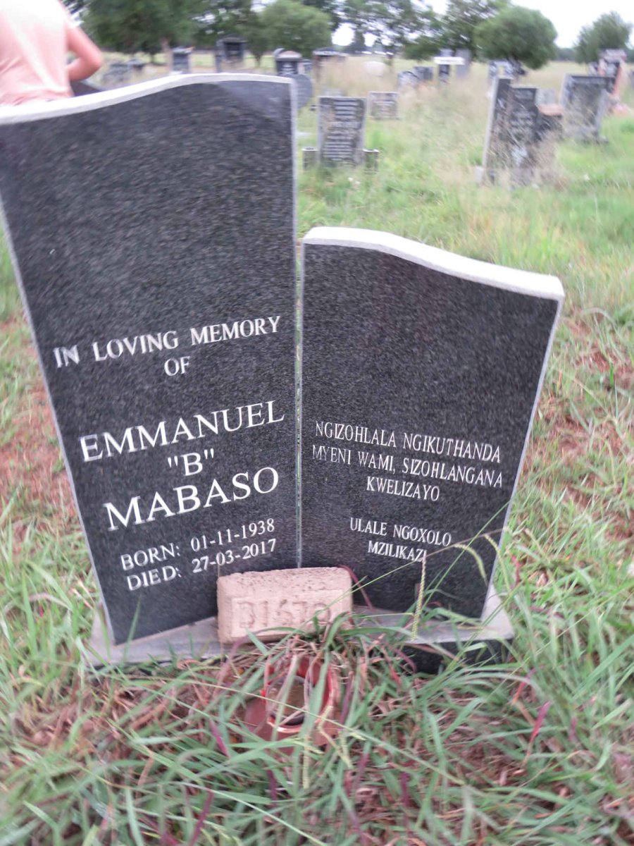 MABASO Emmanuel B. 1938-2017