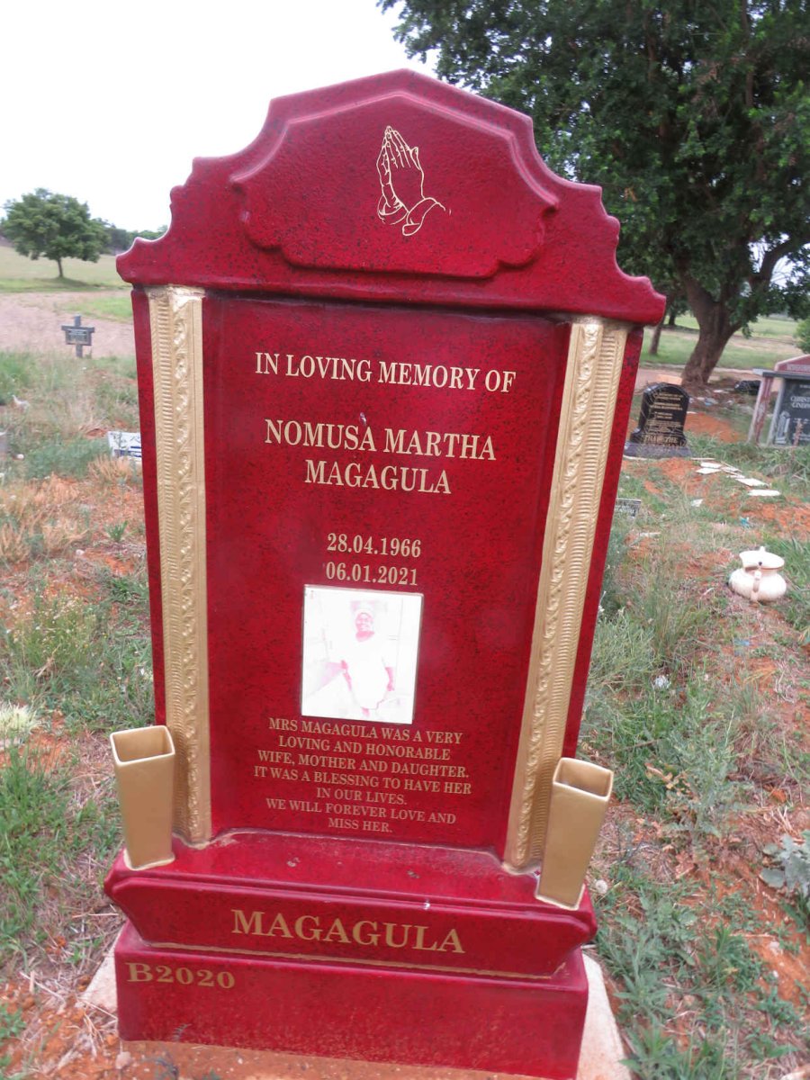 MAGAGULA Nomusa Martha 1966-2021
