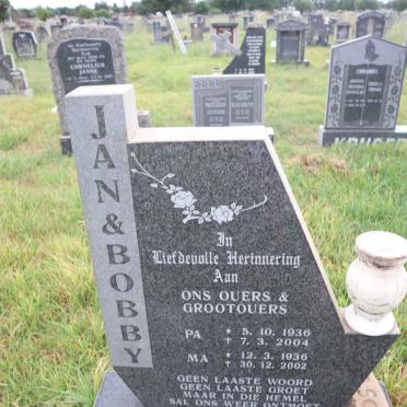 MINNAAR Jan 1936-2004 & Bobby 1936-2002