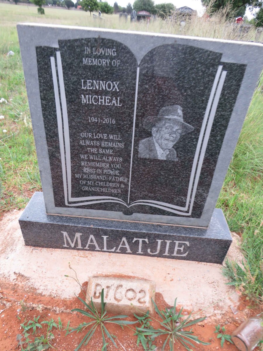 MALATJIE Lennox Micheal 1941-2016
