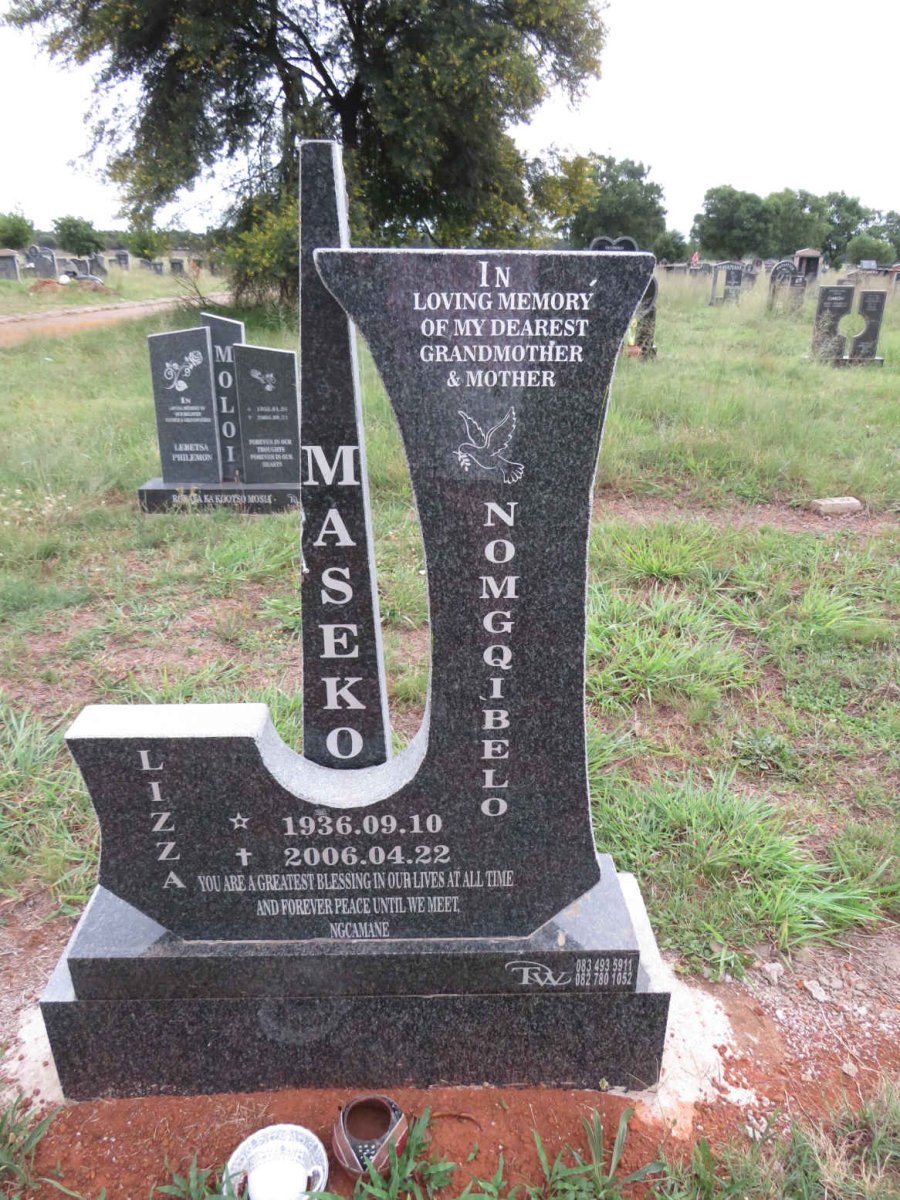 MASEKO Nomgqibelo 1936-2006