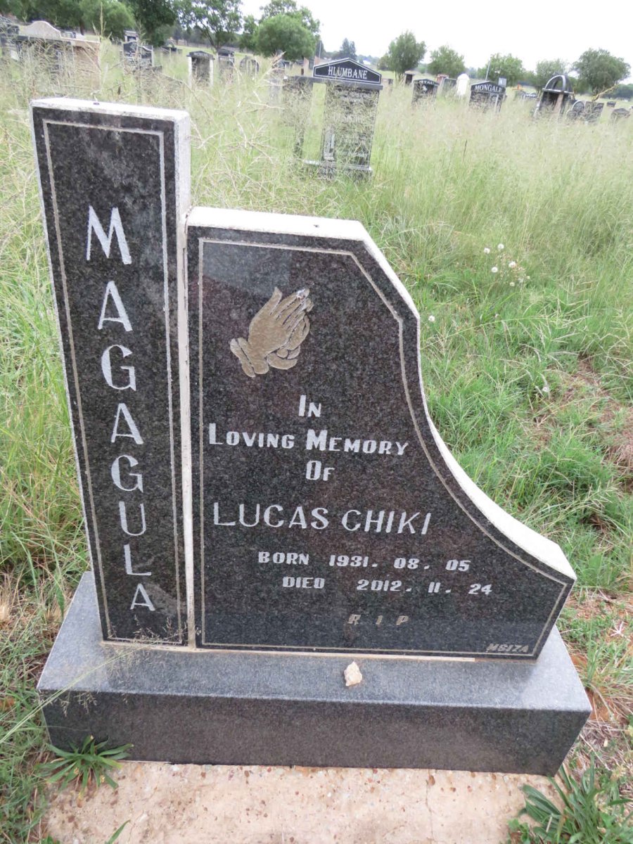 MAGAGULA Lucas Chiki 1931-2012