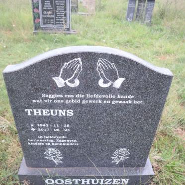 OOSTHUIZEN Theuns 1943-2017