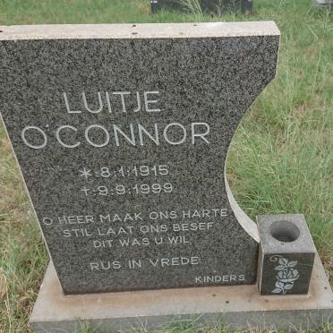 O'CONNOR Luitje 1915-1999