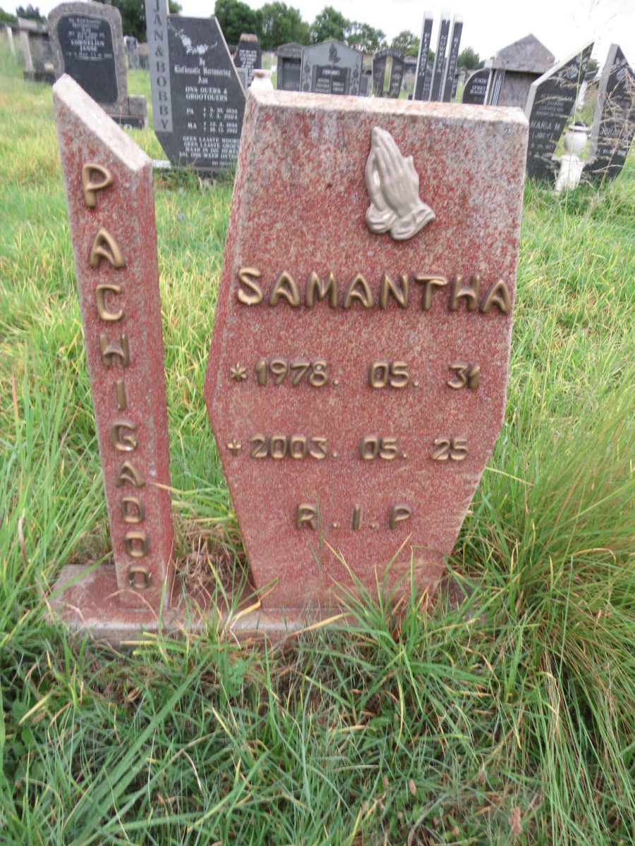 PACHIGADOO Samantha 1976-2003