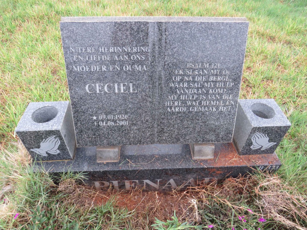 PIENAAR Ceciel 1926-2001