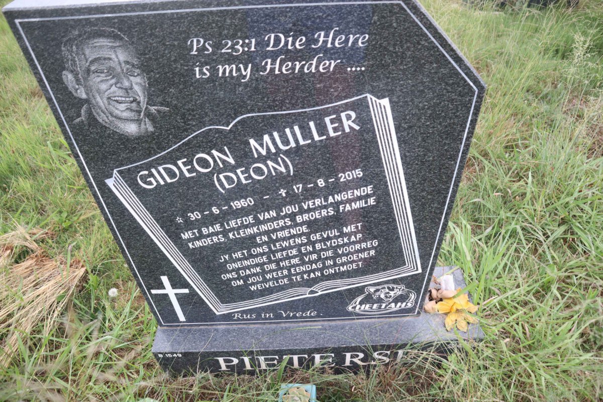 PIETERSE Gideon Muller 1960-2015