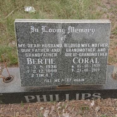 PHILLIPS Bertie 1936-1999 & 1939-2019
