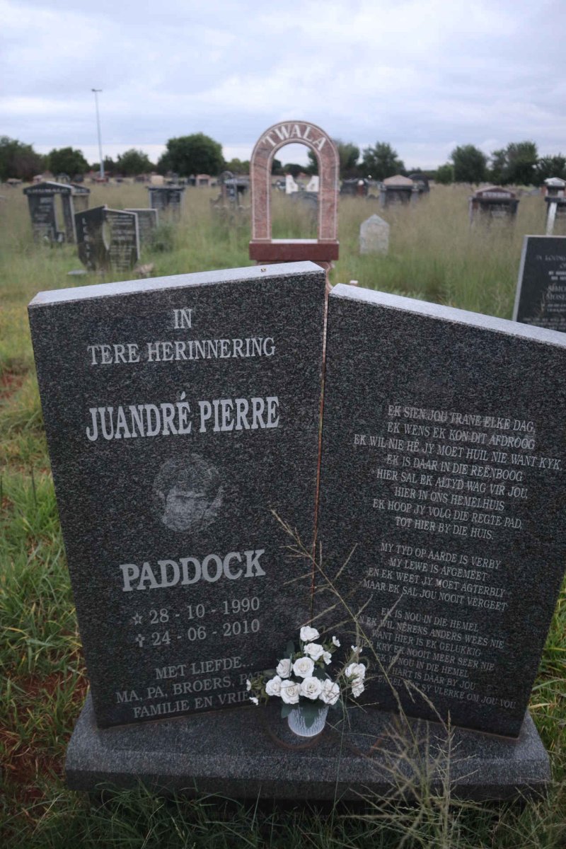 PADDOCK Juandre Pierre 1990-2010