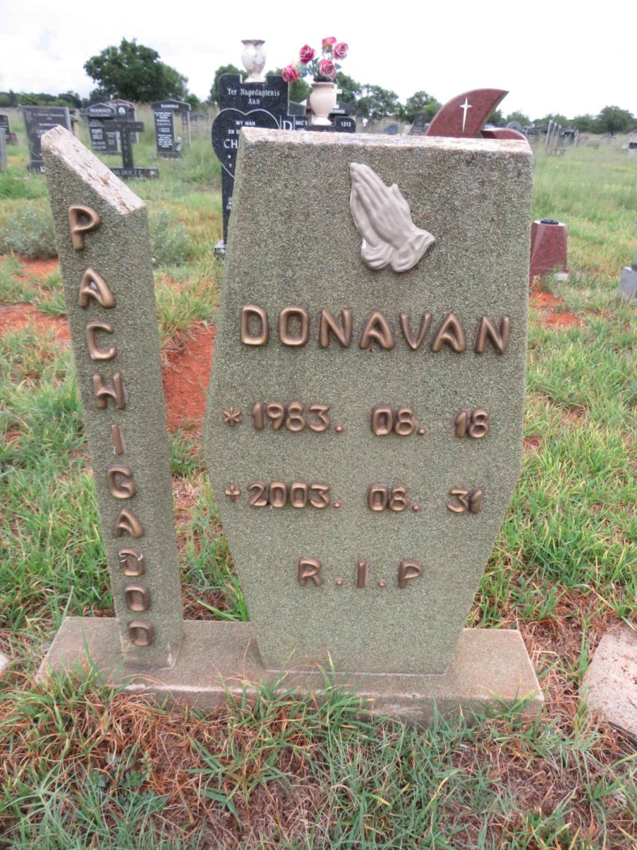 PACHIGADOO Donavan 1983-2003