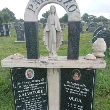 PALAZZO Salvatore 1931-2001 & Olga 1930-2016